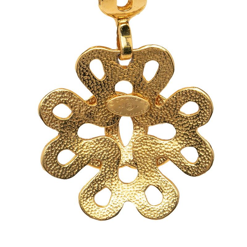 Chanel Vintage Coco Mark Gold Plated Ladies Chanel