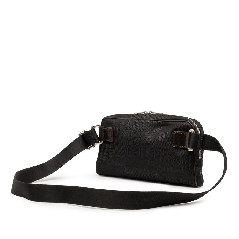 Louis Vuitton Damier Jehan Acrobat Body Bag Waist Bag M93620 Noir Black Canvas