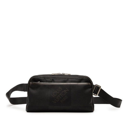Louis Vuitton Damier Jehan Acrobat Body Bag Waist Bag M93620 Noir Black Canvas