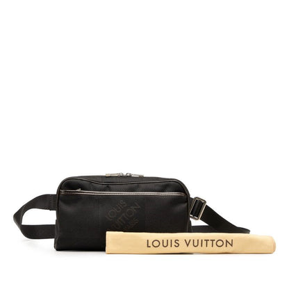 Louis Vuitton Damier Jehan Acrobat Body Bag Waist Bag M93620 Noir Black Canvas