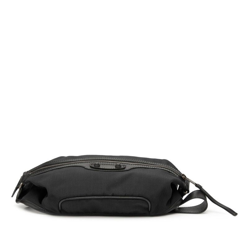 Balenciaga Neolift Body Bag Waist Bag 341628 Black Nylon Leather Men's Balenciag