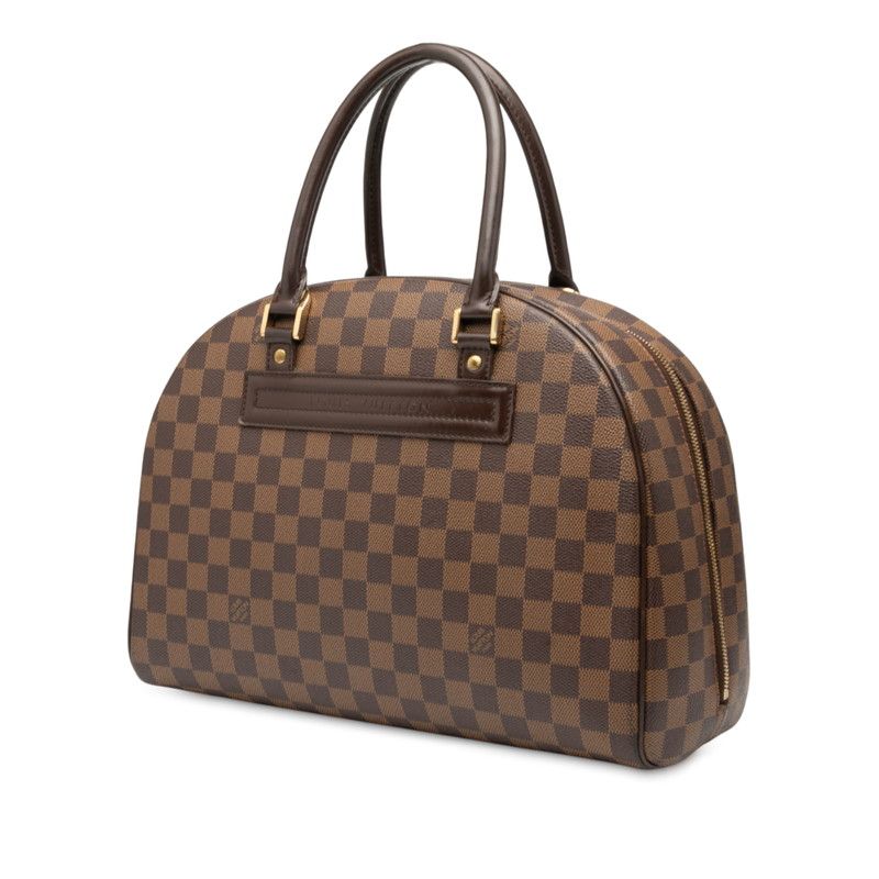 Louis Vuitton Damier Nolita N41455 Brown PVC Leather Women Louis Vuitton