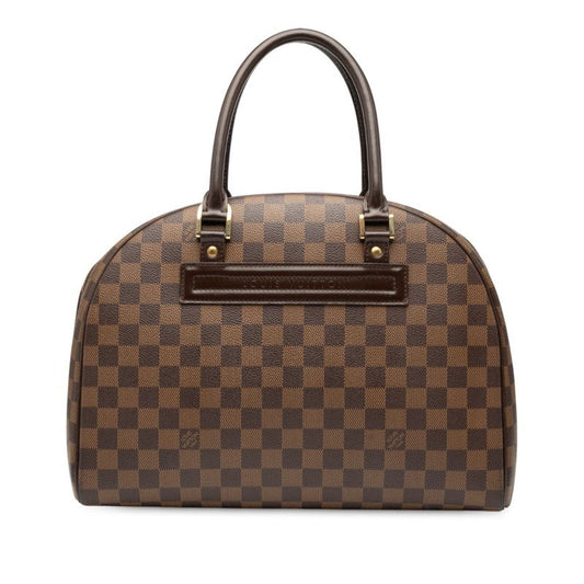 Louis Vuitton Damier Nolita N41455 Brown PVC Leather Women Louis Vuitton