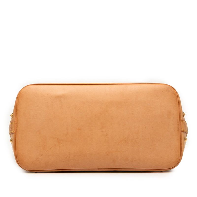 Louis Vuitton Monogram Multicolor Alma M92647 Bronze White PVC Leather Women