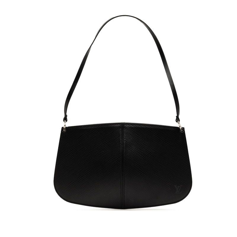 Louis Vuitton Epi Pochette Demi Lune Accessory Pouch Handbag M52622 Noir Black