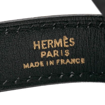 Hermes Nomade Globe Holder Black Gold Leather Plated Ladies Hermes