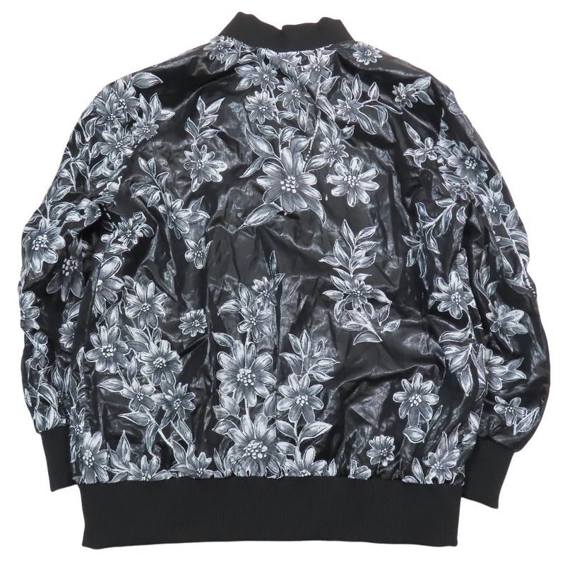 Unused 17 Year Fendi Kasual Jackets Floral Blouson Jacket Oversize 38 Gloss Y