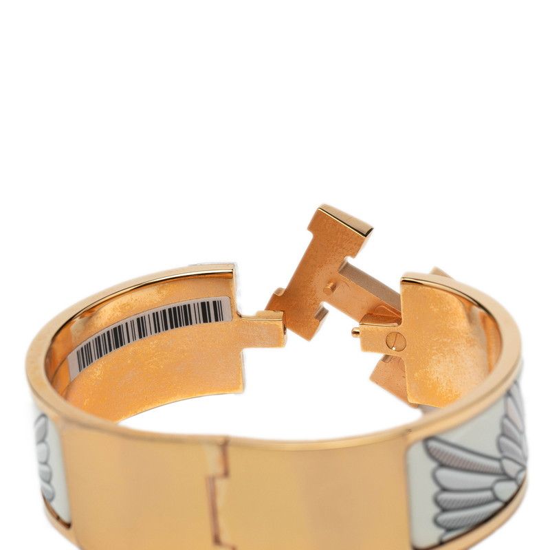 Hermes Click Clack H PM Pegas Pop Gold White Multicolor Plated Ladies Hermes