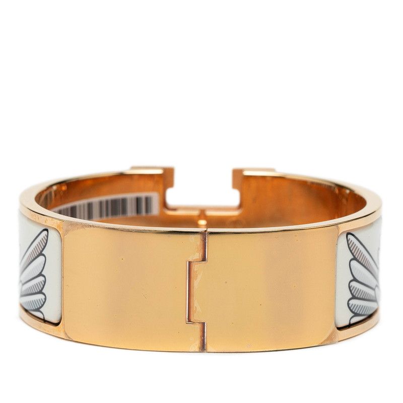 Hermes Click Clack H PM Pegas Pop Gold White Multicolor Plated Ladies Hermes