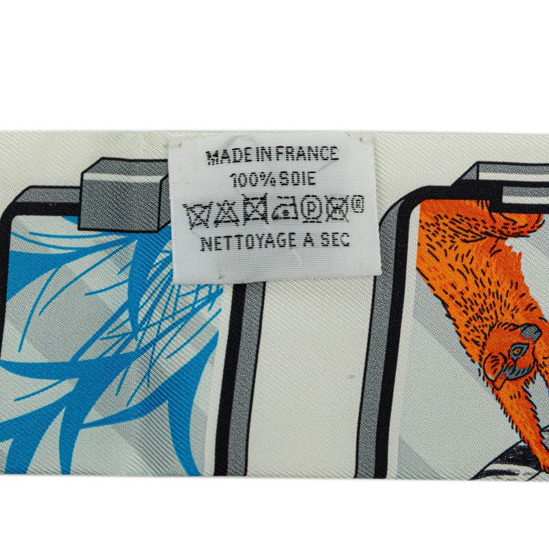 Hermes Twilly Hermes Story Hermes Story White Red Multicolor Silk Women Hermes