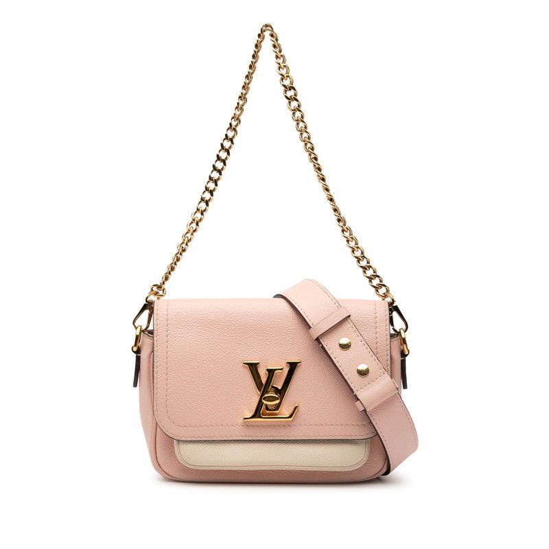 Louis Vuitton Lock Me Tender Handbag Shoulder Bag 2WAY M58555 Eau De Rose Pink