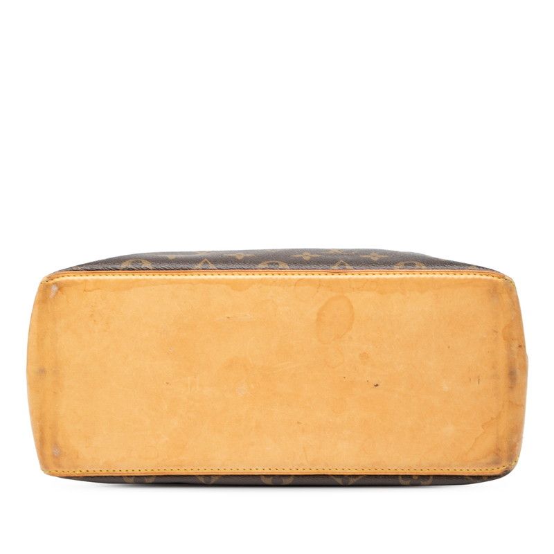 Louis Vuitton Monogram Cabas Piano Tote Shoulder Bag M51148 Brown PVC Leather