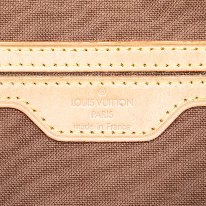 Louis Vuitton Monogram Cabas Piano Tote Shoulder Bag M51148 Brown PVC Leather