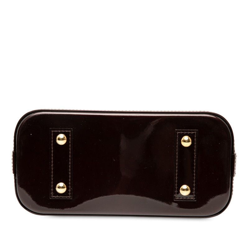 Louis Vuitton Monogram Vernis Alma BB Amarante Trailleur Handbag Shoulder Bag