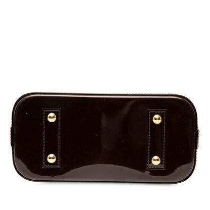 Louis Vuitton Monogram Vernis Alma BB Amarante Trailleur Handbag Shoulder Bag