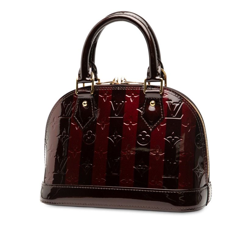 Louis Vuitton Monogram Vernis Alma BB Amarante Trailleur Handbag Shoulder Bag