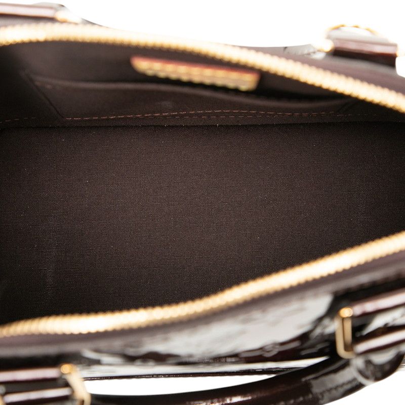 Louis Vuitton Monogram Vernis Alma BB Amarante Trailleur Handbag Shoulder Bag