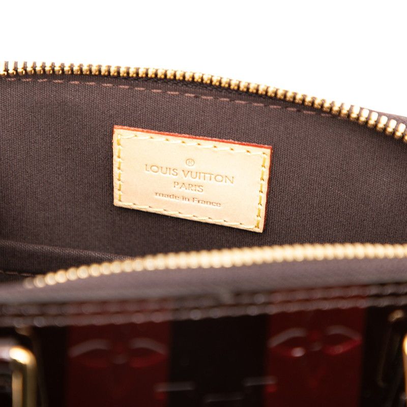 Louis Vuitton Monogram Vernis Alma BB Amarante Trailleur Handbag Shoulder Bag