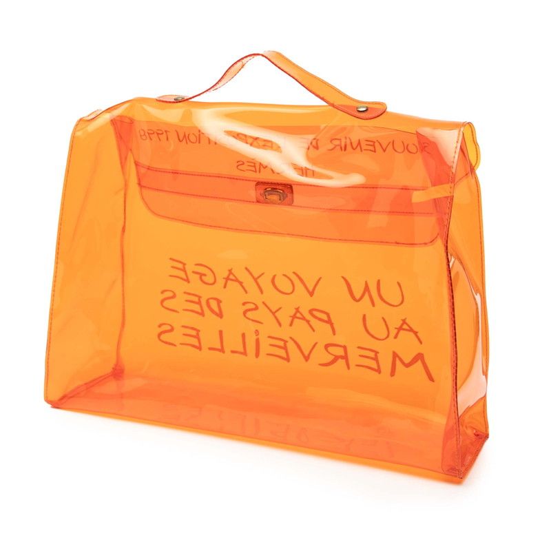 Hermes Vinyl Kelly - Journey To Wonderland Hermes Exhibition Orange Gold