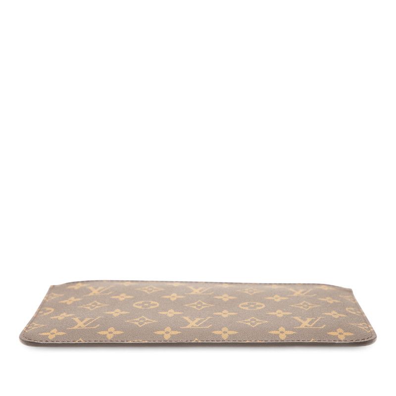 Louis Vuitton Monogram Neverfull MM Includes Brown Red PVC Ladies Louis Vuitton
