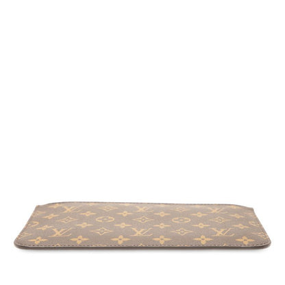 Louis Vuitton Monogram Neverfull MM Includes Brown Red PVC Ladies Louis Vuitton