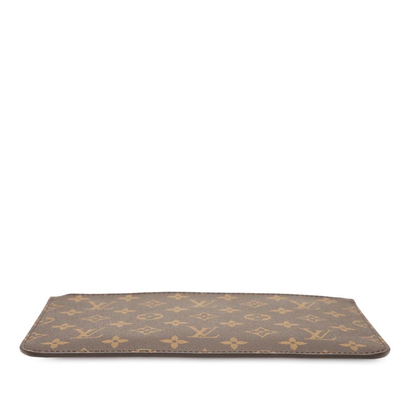 Louis Vuitton Monogram Neverfull MM Includes Brown Red PVC Ladies Louis Vuitton