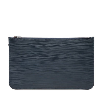 Louis Vuitton Epi Neverfull Attached Navy Leather Women's Louis Vuitton