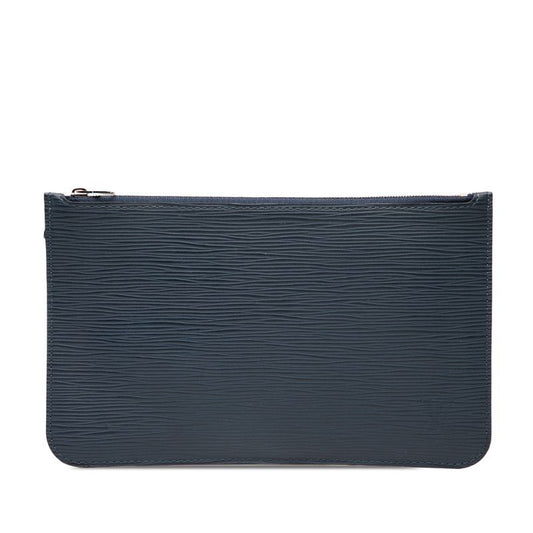 Louis Vuitton Epi Neverfull Attached Navy Leather Women's Louis Vuitton