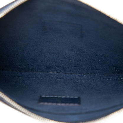 Louis Vuitton Epi Neverfull Attached Navy Leather Women's Louis Vuitton