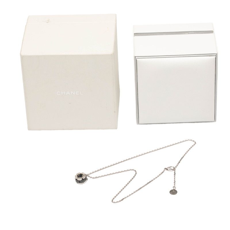 Chanel Ultra Collection 18K White Gold White Togo Old Ceramic Ladies Chanel