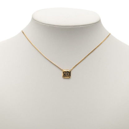 Dior CD Logo Square Gold Black Plated Ladies Dior