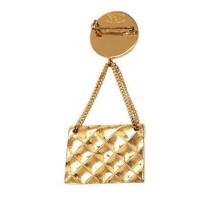 Chanel Coco Mark Medal Matelasse Bag Motif Gold Plated Ladies Chanel