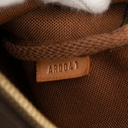 Louis Vuitton Monogram Pochette Accessoire M51980 Brown PVC Leather Women Louis