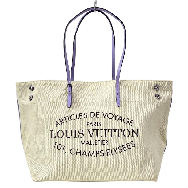 Louis Vuitton Tote Bag Collection Line Cabas MM M94500 Lira Cotton