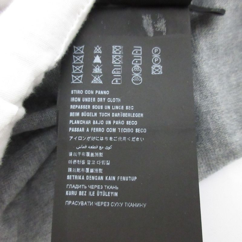 Prada V-Neck Wool Knit Cardigan Size 44 Gray Women's Used