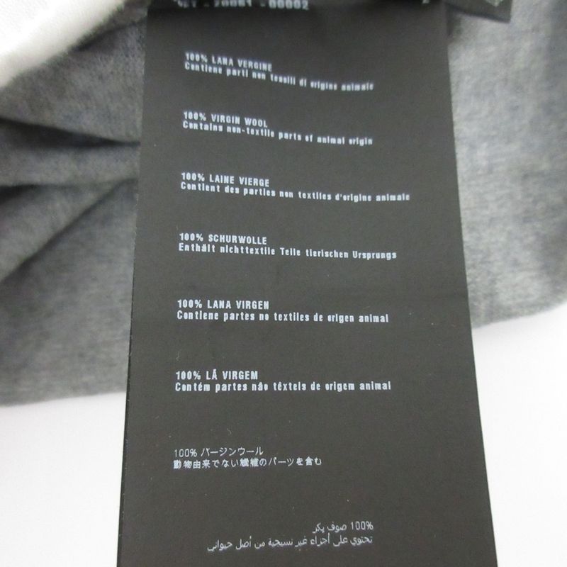 Prada V-Neck Wool Knit Cardigan Size 44 Gray Women's Used