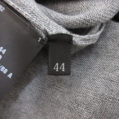 Prada V-Neck Wool Knit Cardigan Size 44 Gray Women's Used