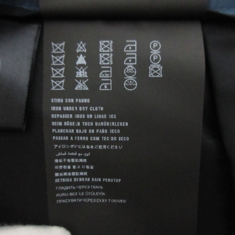 Prada 100% Silk Knee-Length Tucked Flared Skirt Size 44s Blue Women Used