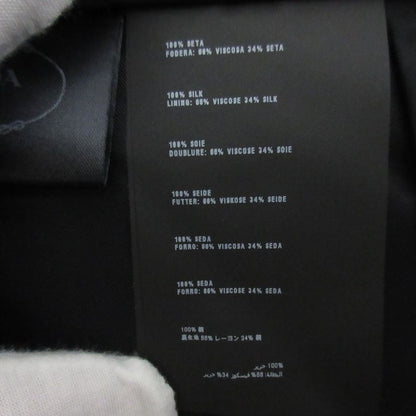 Prada 100% Silk Knee-Length Tucked Flared Skirt Size 44s Blue Women Used