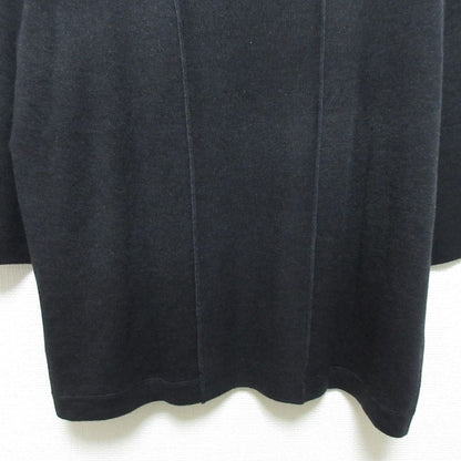 Prada Half Sleeve Silk Blend Knit Cut and Sewn Size 46 Black Women's Used