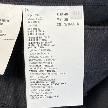 Prada Stretch Knee Length Tight Skirt Size 40 Black Women's Used