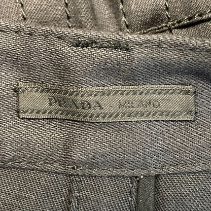 Prada Stretch Knee Length Tight Skirt Size 40 Black Women's Used