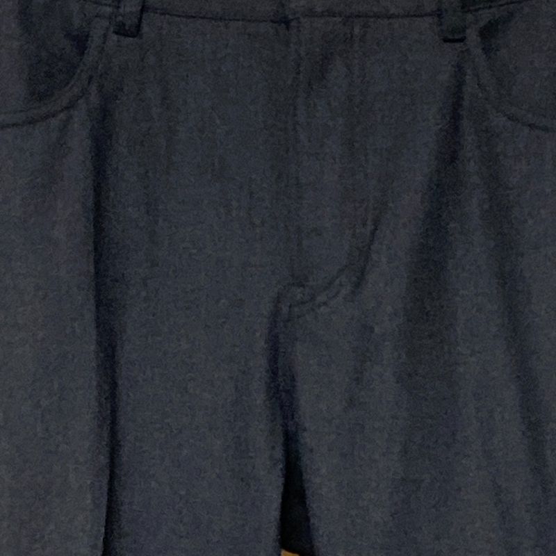 Prada Wool Stretch Slacks Tapered Pants Size 40s Dark Gray Ladies Used