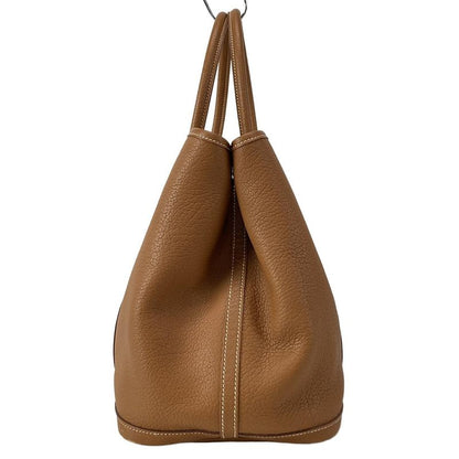 Hermes Garden Party PM Gold Silver Hardware Tote Bag