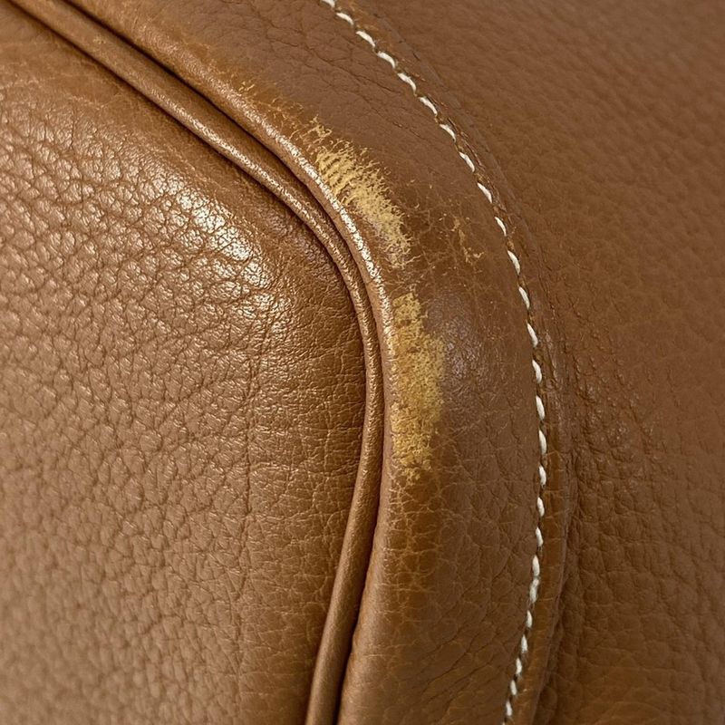 Hermes Garden Party PM Gold Silver Hardware Tote Bag