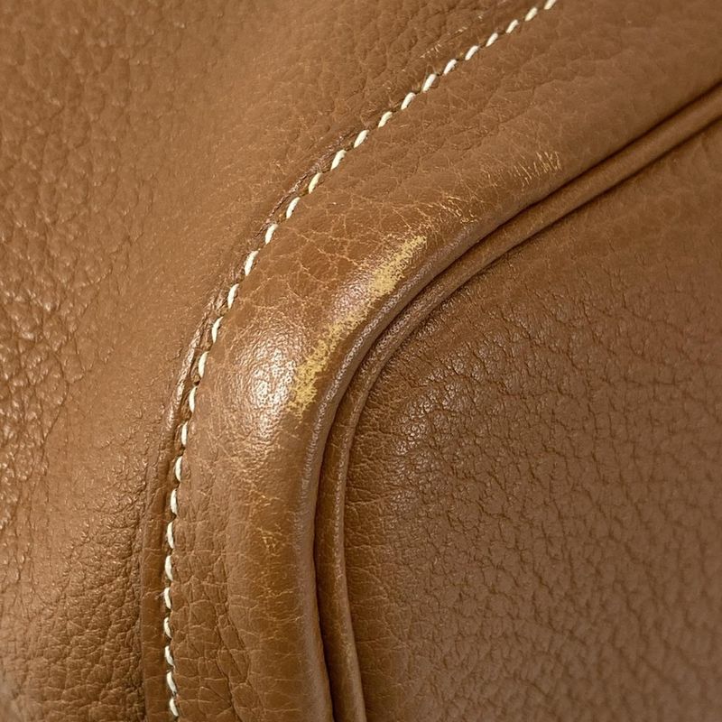 Hermes Garden Party PM Gold Silver Hardware Tote Bag