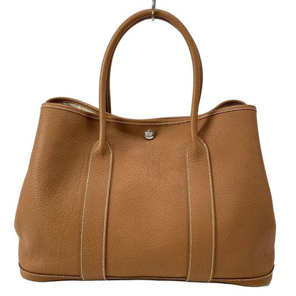 Hermes Garden Party PM Gold Silver Hardware Tote Bag
