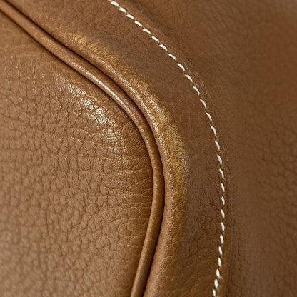 Hermes Garden Party PM Gold Silver Hardware Tote Bag