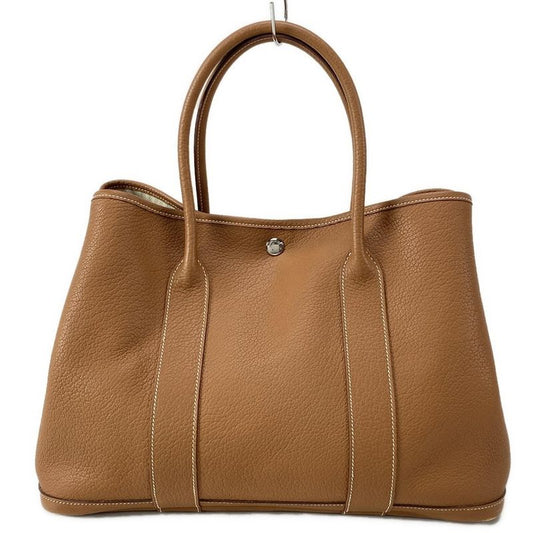 Hermes Garden Party PM Gold Silver Hardware Tote Bag