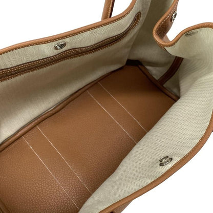 Hermes Garden Party PM Gold Silver Hardware Tote Bag